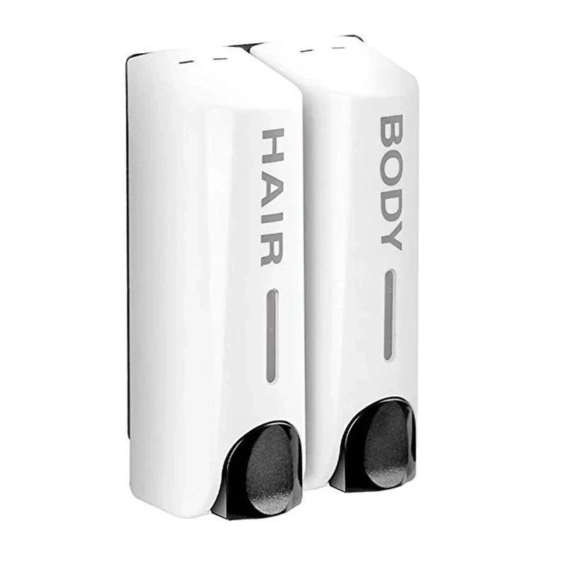 Wall-Mounted Bathroom Shampoo & Conditioner Dispenser