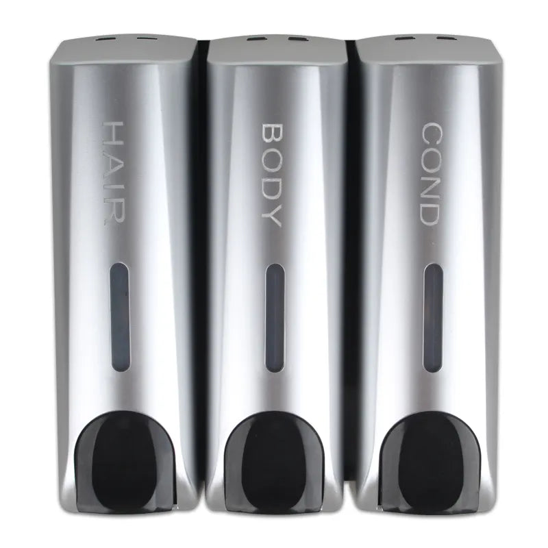 Wall-Mounted Bathroom Shampoo & Conditioner Dispenser
