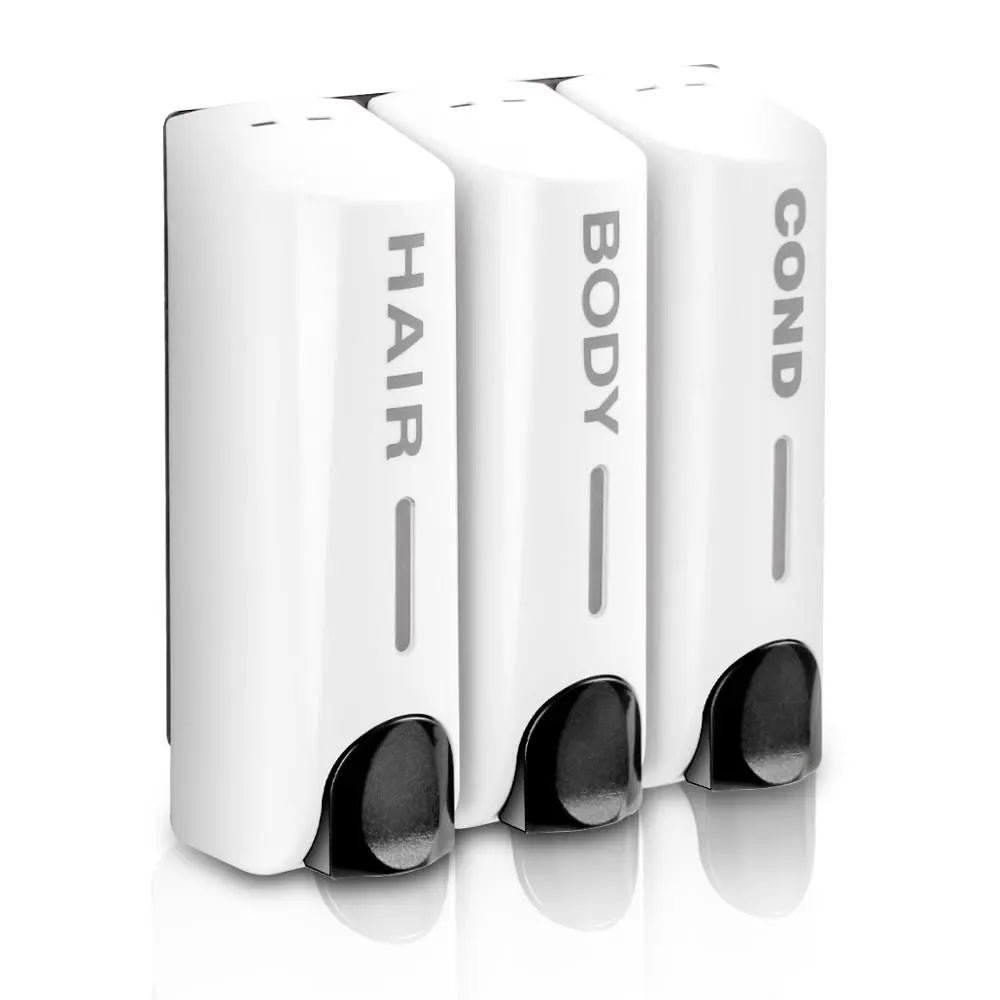 Wall-Mounted Bathroom Shampoo & Conditioner Dispenser