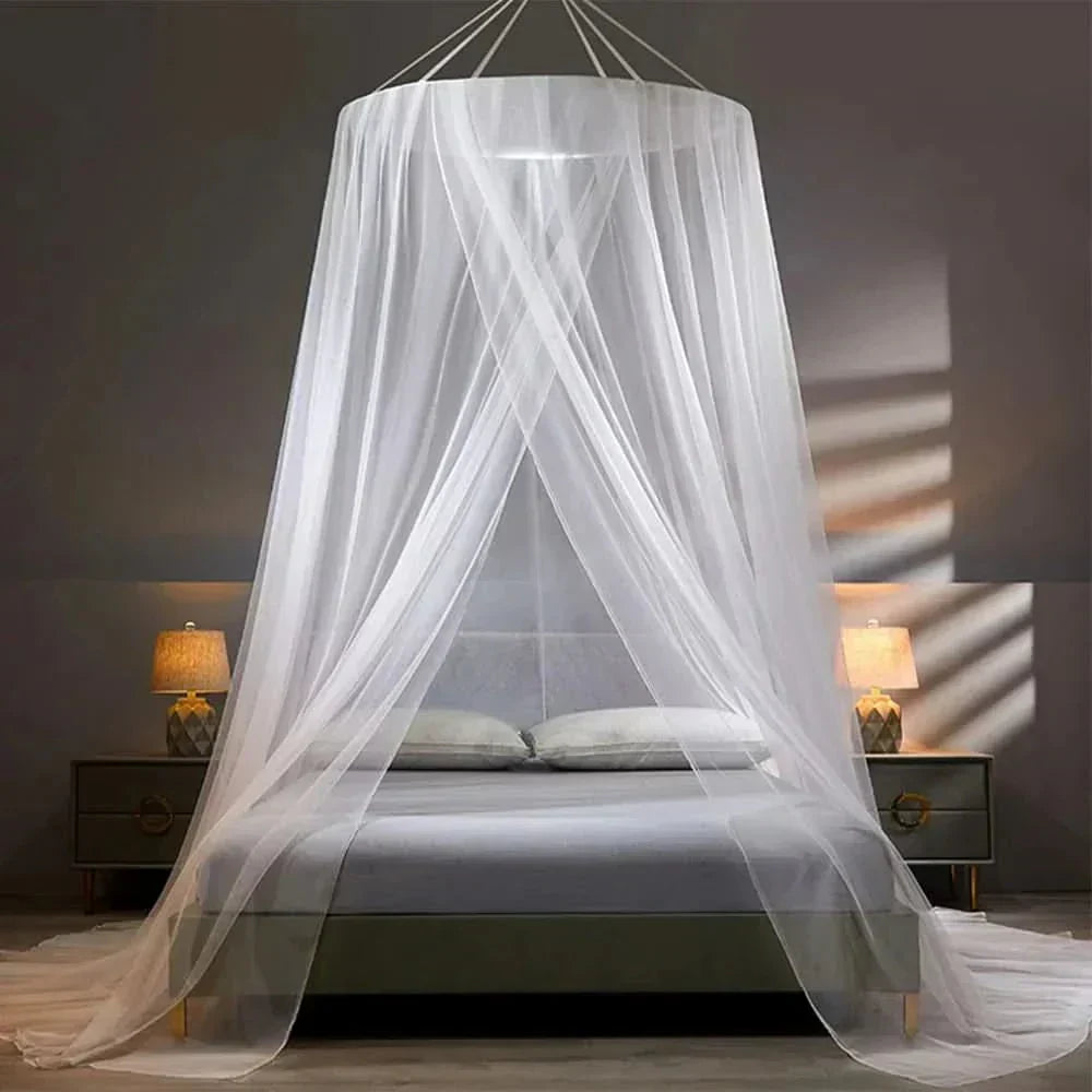Compact Foldable Mosquito Net Bed — Fits Single and Double Frames