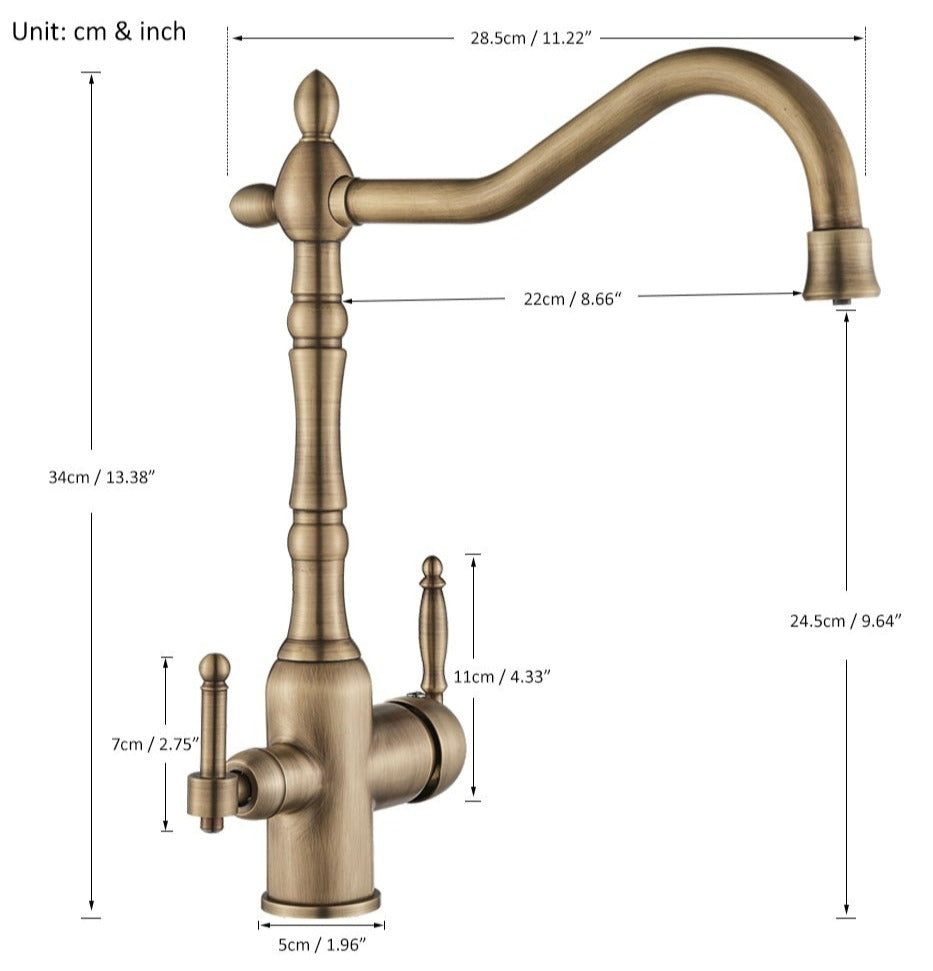 Rayford Classic Timeless Kitchen Faucet