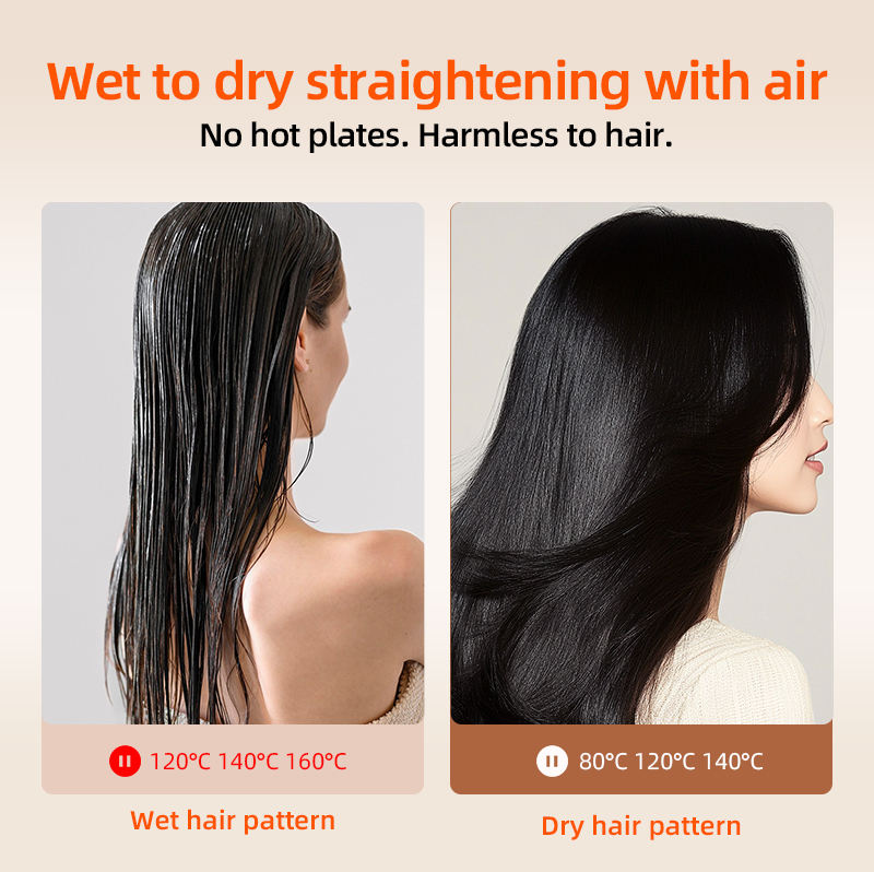 StraightStyler 2-in-1 Hair Dryer & Straightener — Advanced Airflow Technology