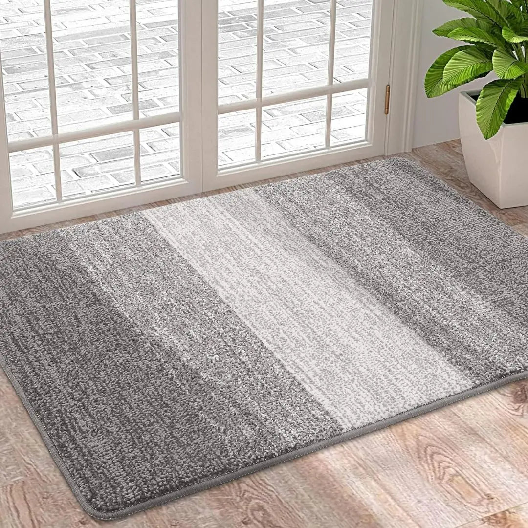 Washable Door Mat — Low Profile Water-Absorbent Design