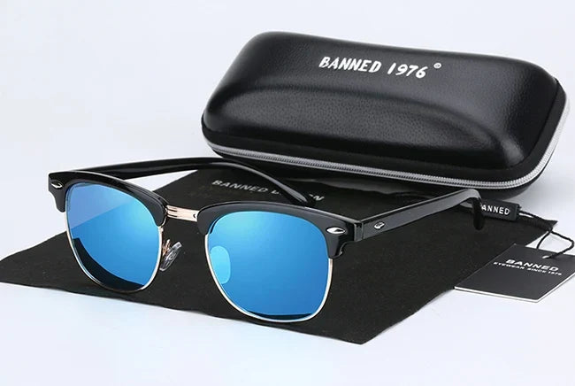 Klassische Retro-Sonnenbrille für alle – HD-polarisierte UV400-Gläser