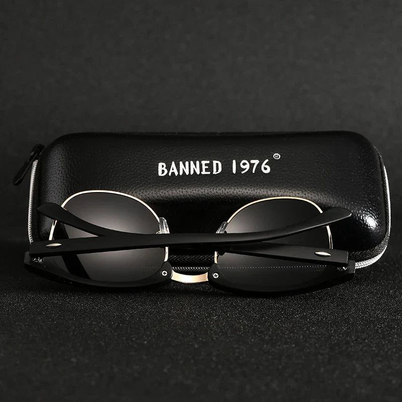 Klassische Retro-Sonnenbrille für alle – HD-polarisierte UV400-Gläser