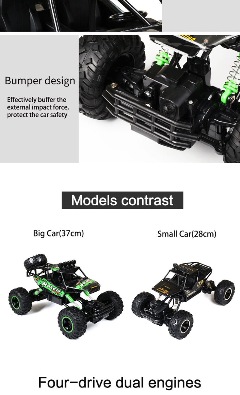 4x4 Remote Control Rock Crawler — Monster Truck RC Car