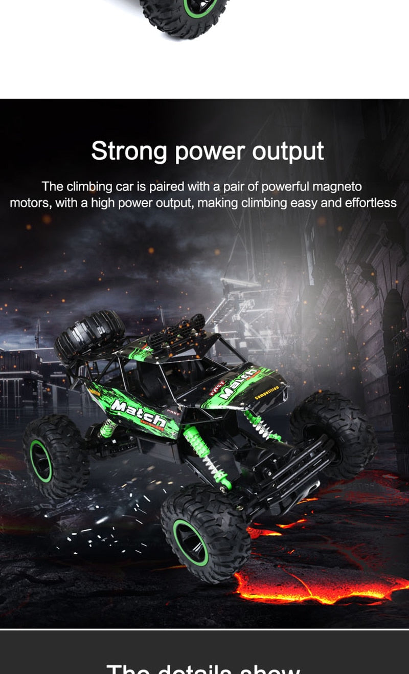 4x4 Remote Control Rock Crawler — Monster Truck RC Car
