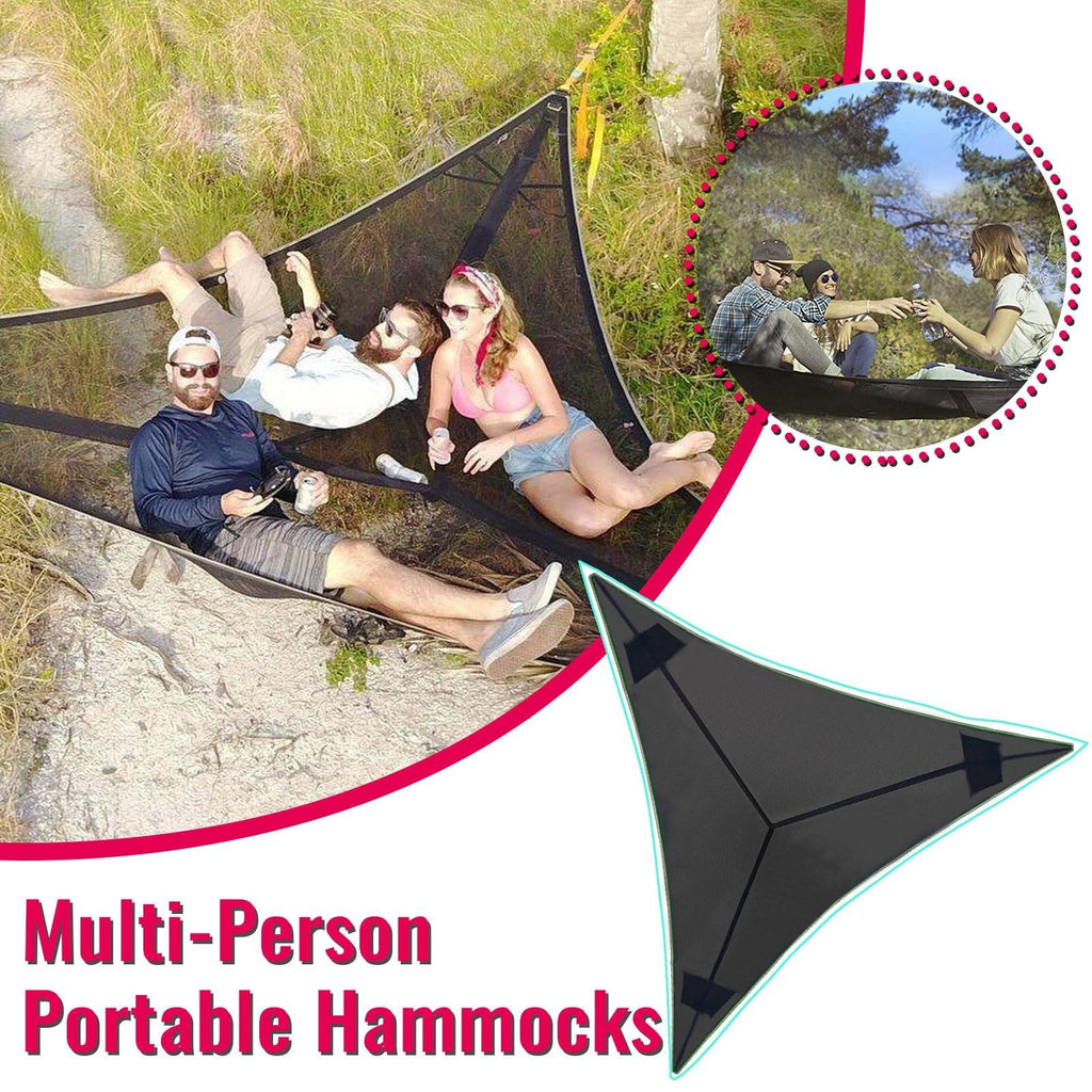 RYNX Multi-Person Camping Hammock — 3-Point Anchoring System