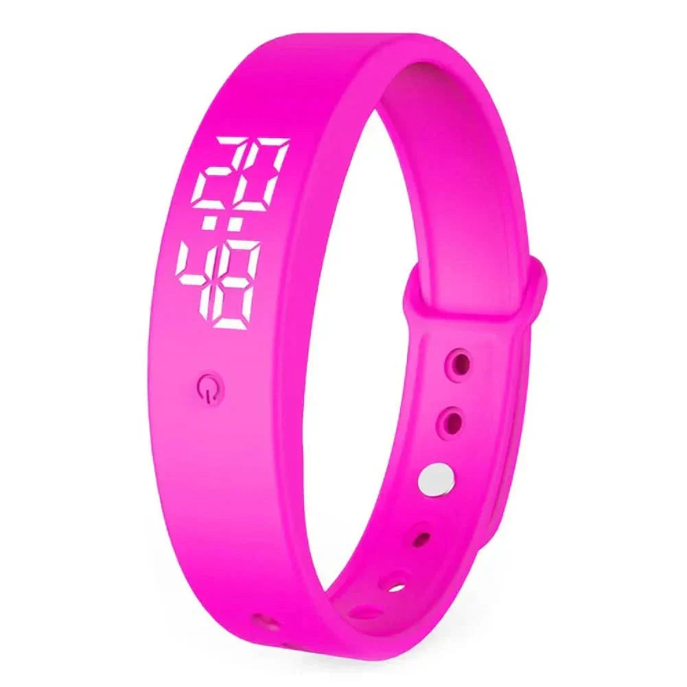 Waterproof Digital Smartwatch — Haptic Vibration Alerts, Comprehensive Health Monitoring