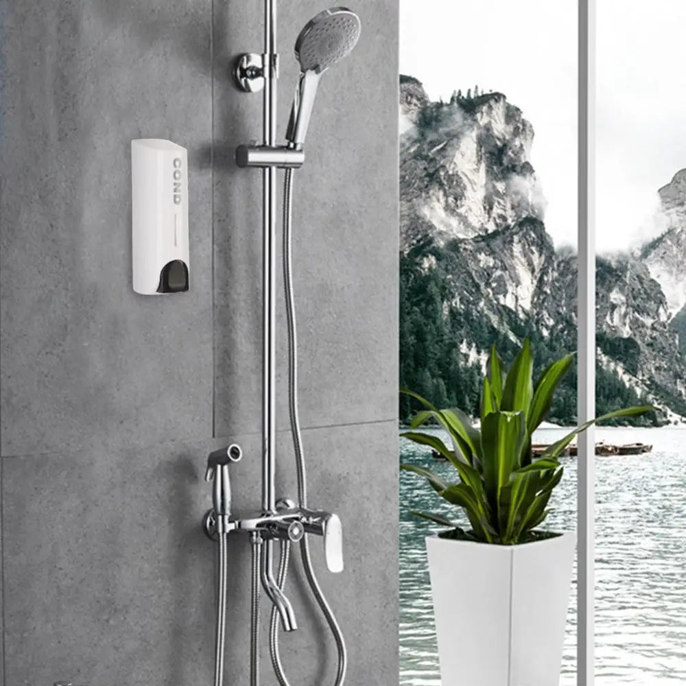 Wall-Mounted Bathroom Shampoo & Conditioner Dispenser