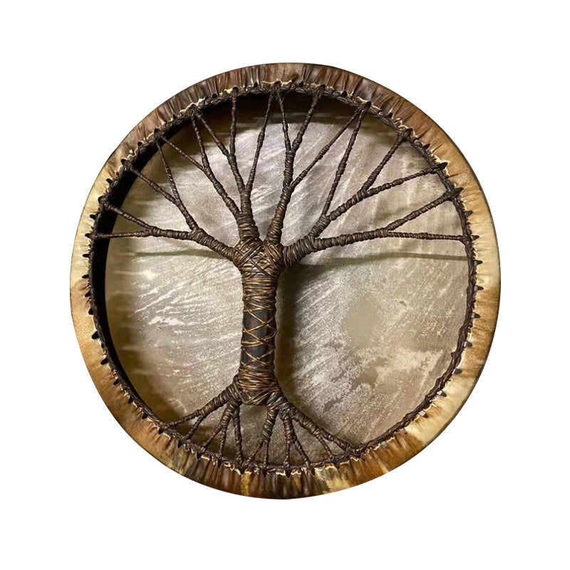 Handmade Shaman Drum — Decorative Handcrafted Accent