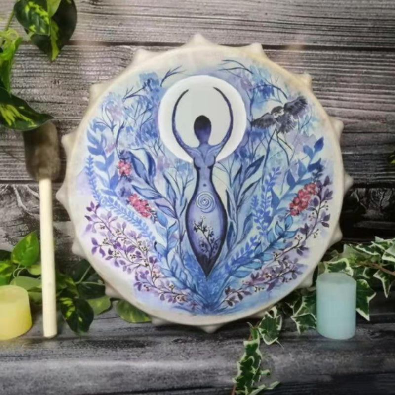 Handmade Shaman Drum — Decorative Handcrafted Accent