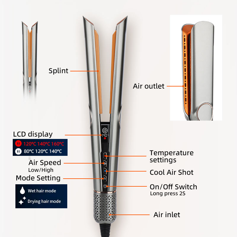 StraightStyler 2-in-1 Hair Dryer & Straightener — Advanced Airflow Technology