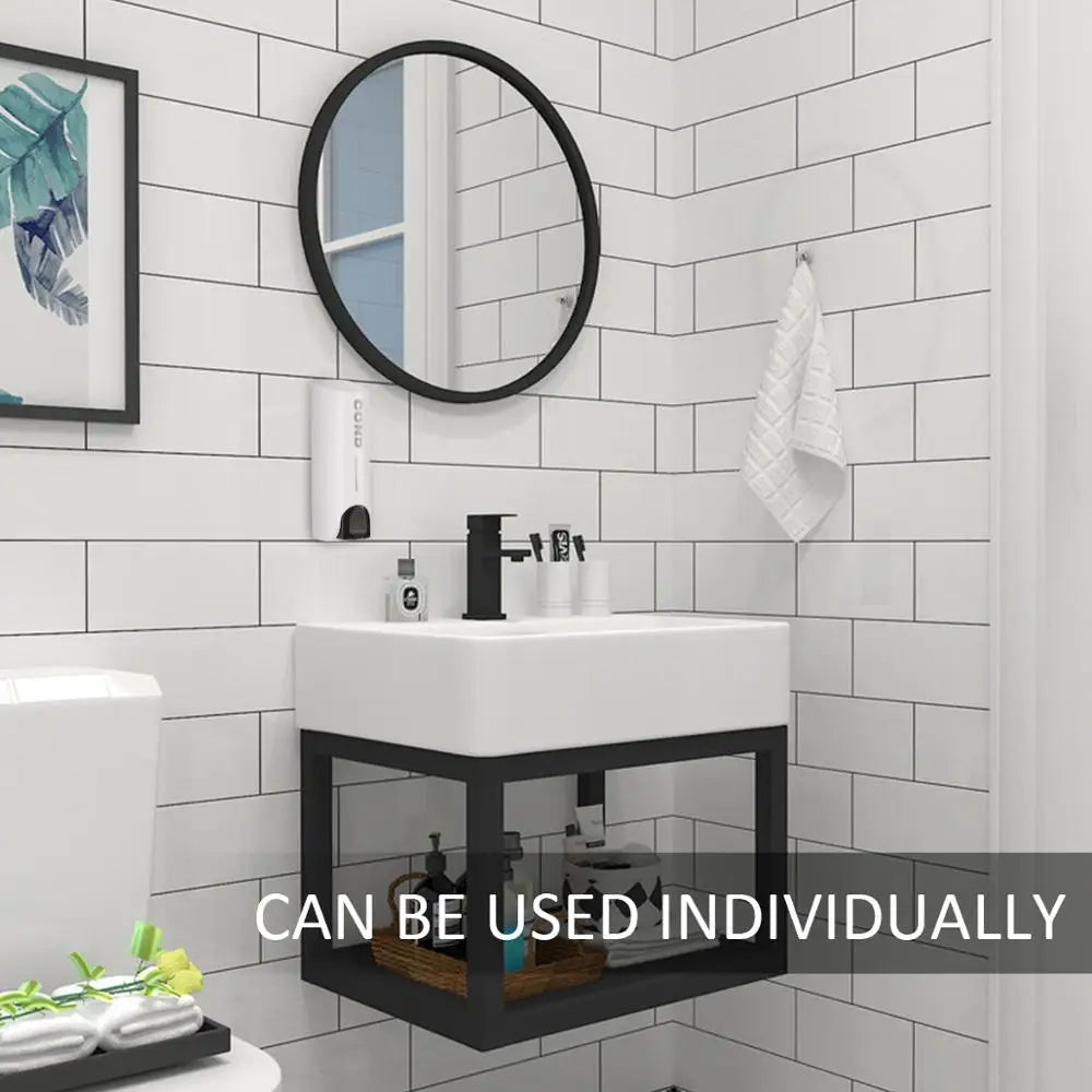Wall-Mounted Bathroom Shampoo & Conditioner Dispenser