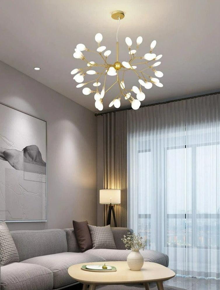 Lustre LED tip licurici pentru sufragerie | boxzora