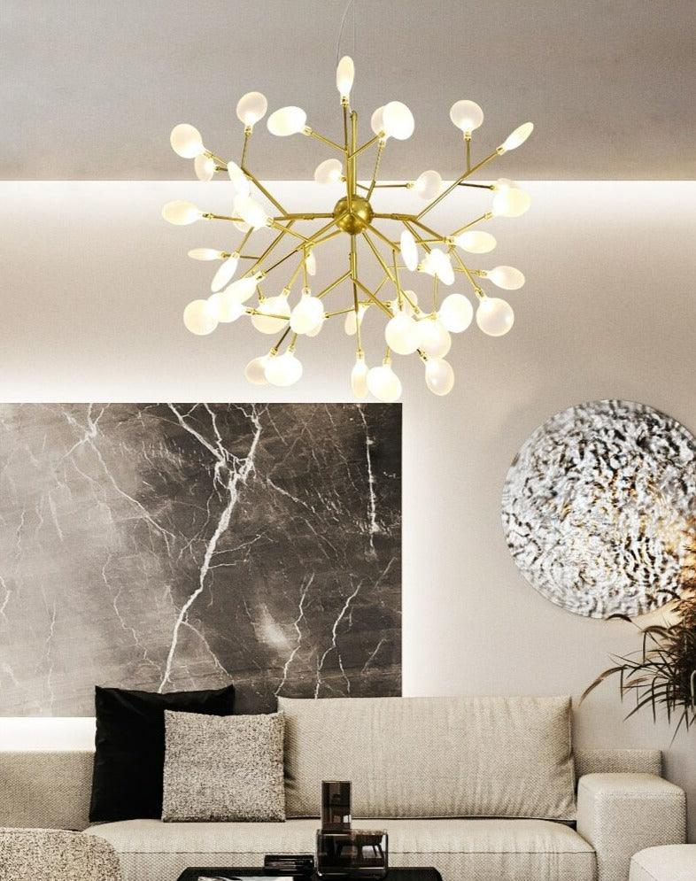 Lustre LED tip licurici pentru sufragerie | boxzora