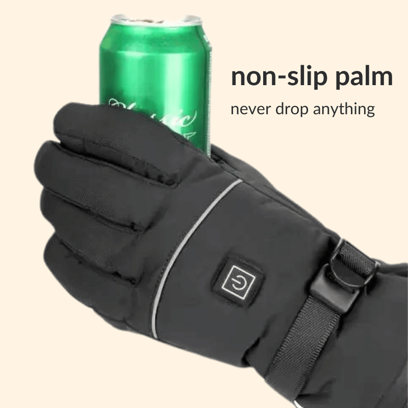 Heated Gloves — Rechargeable, Water-Repellent, Touchscreen Compatible