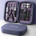 LuxNails Portable Manicure and Pedicure Set — Professional Stainless Steel Tools, Multifunctional Design, Luxury Storage Case