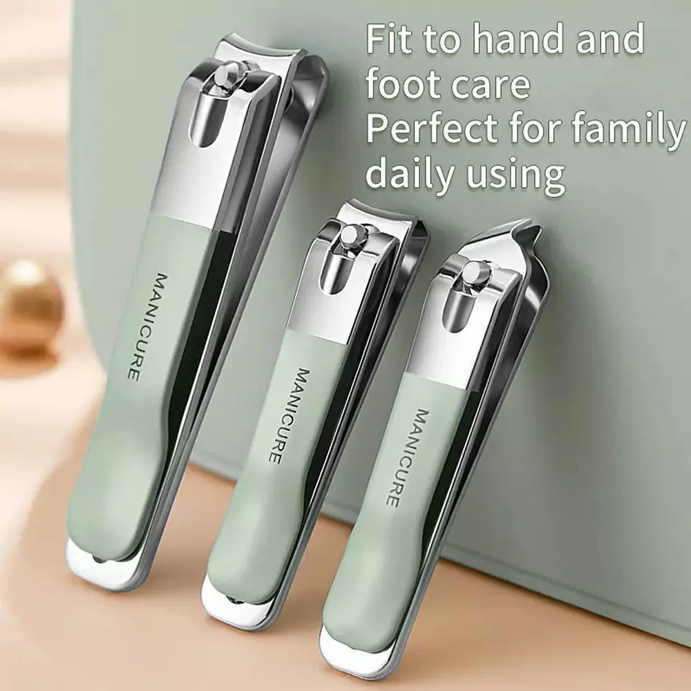 LuxNails Portable Manicure and Pedicure Set — Professional Stainless Steel Tools, Multifunctional Design, Luxury Storage Case