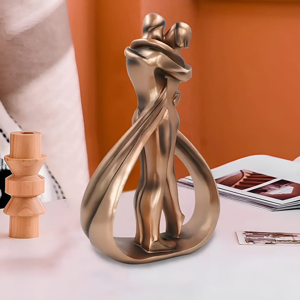 Escultura de pareja romántica — Figura artística