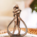 Escultura de pareja romántica — Figura artística