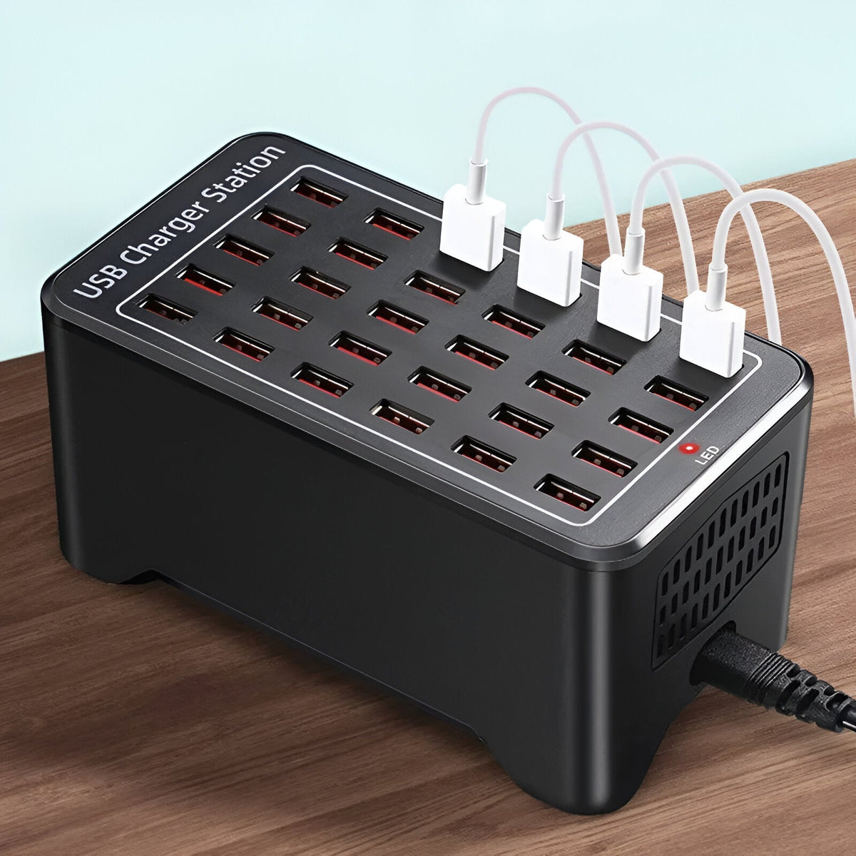 PowerPort Pro 30 universelles Multi-USB-Ladegerät – Ladestation mit 30 Anschlüssen