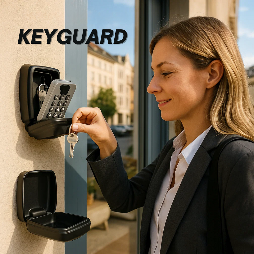 KeyGuard weerbestendige aan de muur bevestigde sleutelkluis – veilige beveiliging voor buiten