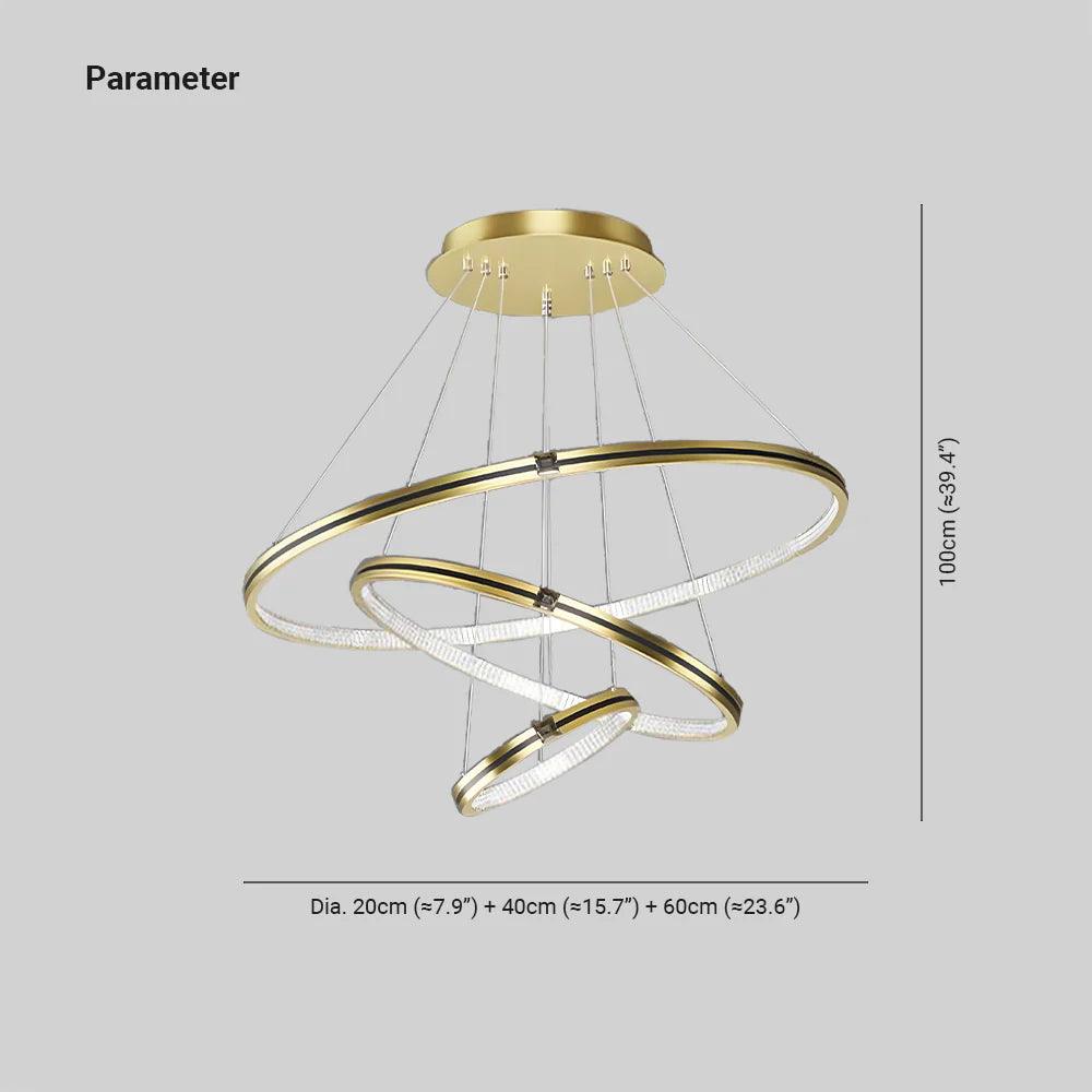 Modern Minimalist Style LED Hoop Pendant Light | boxzora