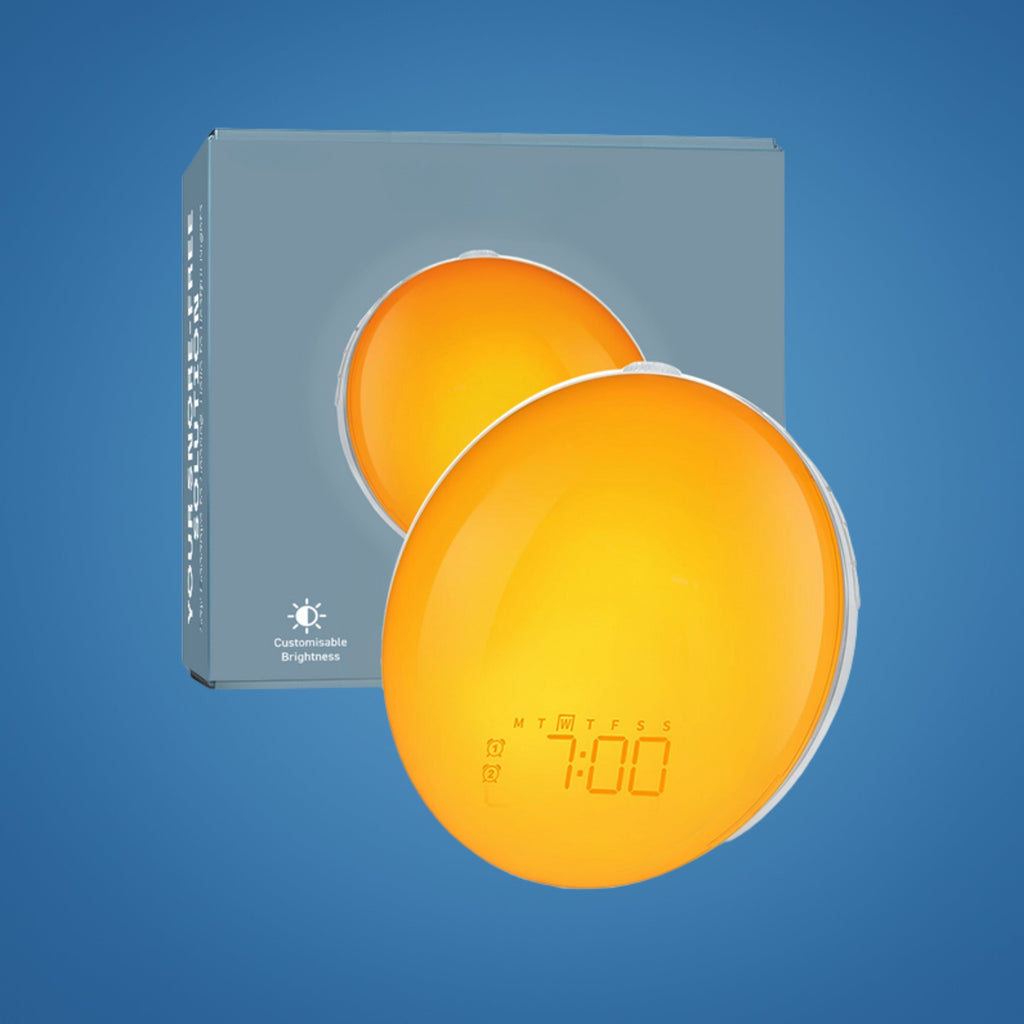 Sveglia alba DawnGlow — Luce naturale per il risveglio, illuminazione d'atmosfera, simulazione realistica dell'alba