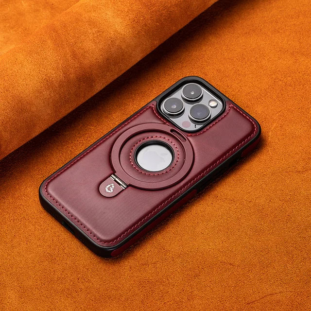 Niewidoczne etui na iPhone'a z magnetycznym uchwytem pierścieniowym