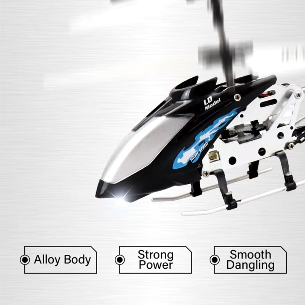 Mini RC-helikopter met 3,5 kanalen - gyrostabilisator, onbreekbaar frame, karmozijnrood