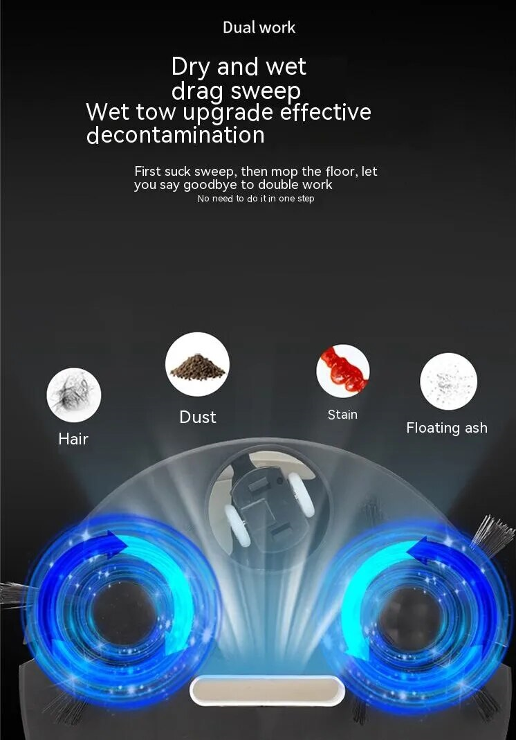 Mini Robot Vacuum — Intelligent Multi-Function Cleaning System