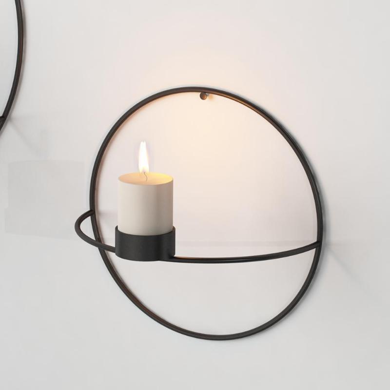 WallAura Ryder Hybrid Wall Mount — Candle Stand and Flower Vase