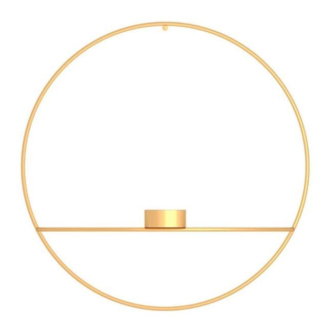 WallAura Ryder Hybrid Wall Mount — Candle Stand and Flower Vase