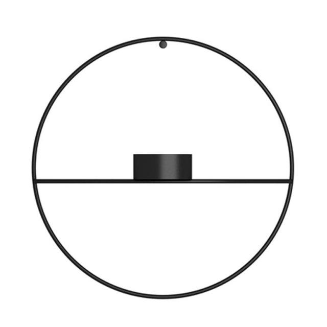 WallAura Ryder Hybrid Wall Mount — Candle Stand and Flower Vase