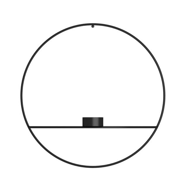 WallAura Ryder Hybrid Wall Mount — Candle Stand and Flower Vase