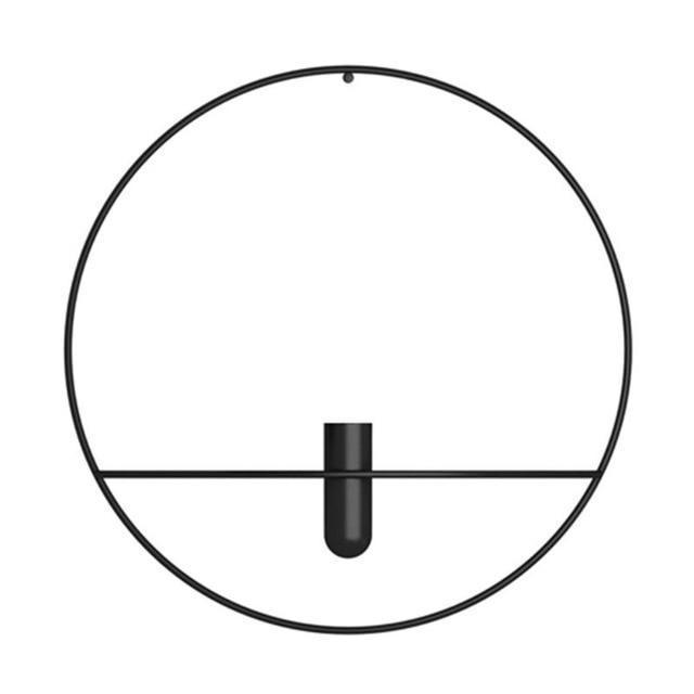 WallAura Ryder Hybrid Wall Mount — Candle Stand and Flower Vase