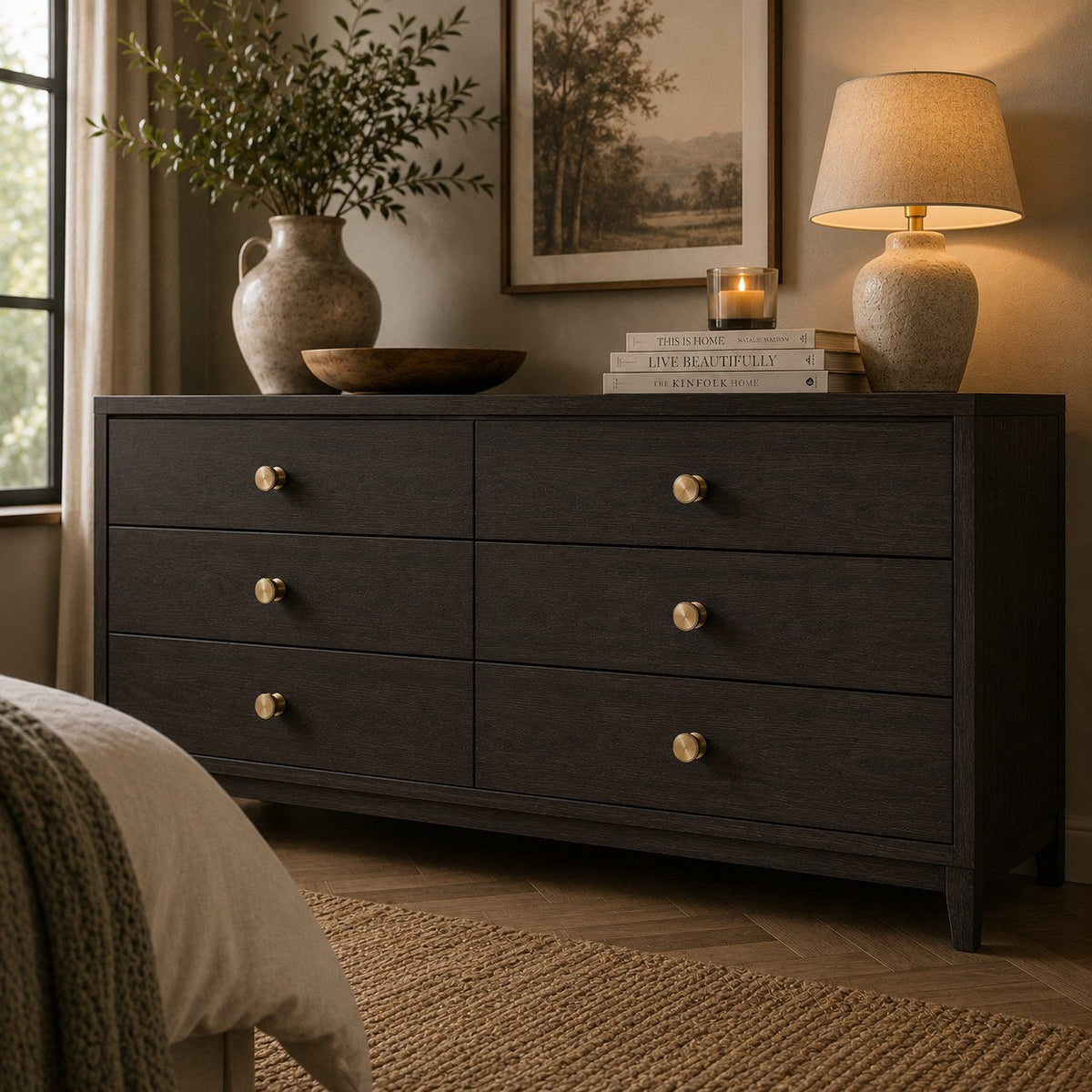 Beschlagset aus Messing mit antiker Oberfläche – Moderne Kollektion von Metallbeschlägen