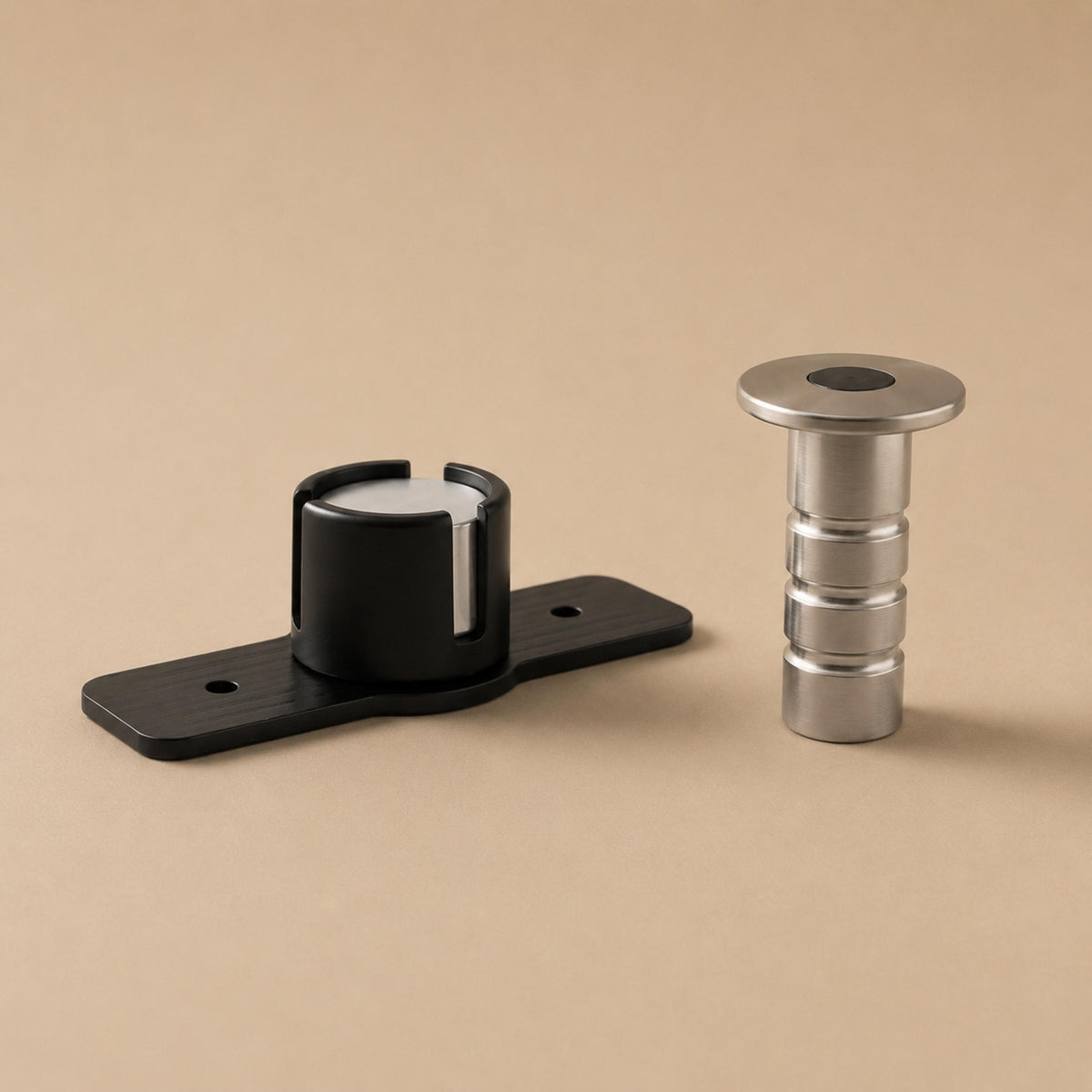 Brass Magnetic Door Stop — Concealed Design, Durable Tripping-Prevention Hardware