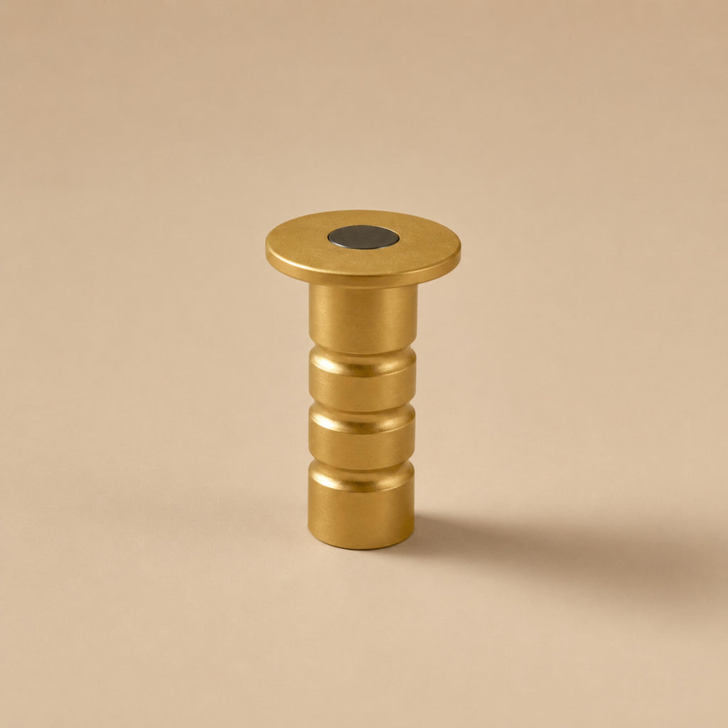 Brass Magnetic Door Stop — Concealed Design, Durable Tripping-Prevention Hardware