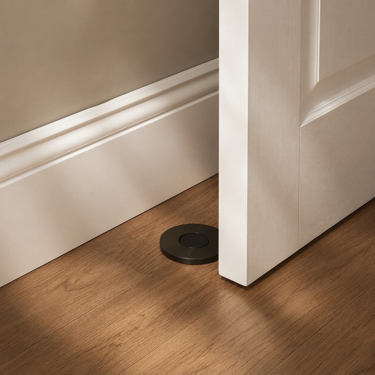 Brass Magnetic Door Stop — Concealed Design, Durable Tripping-Prevention Hardware