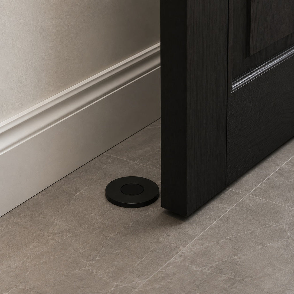 Brass Magnetic Door Stop — Concealed Design, Durable Tripping-Prevention Hardware