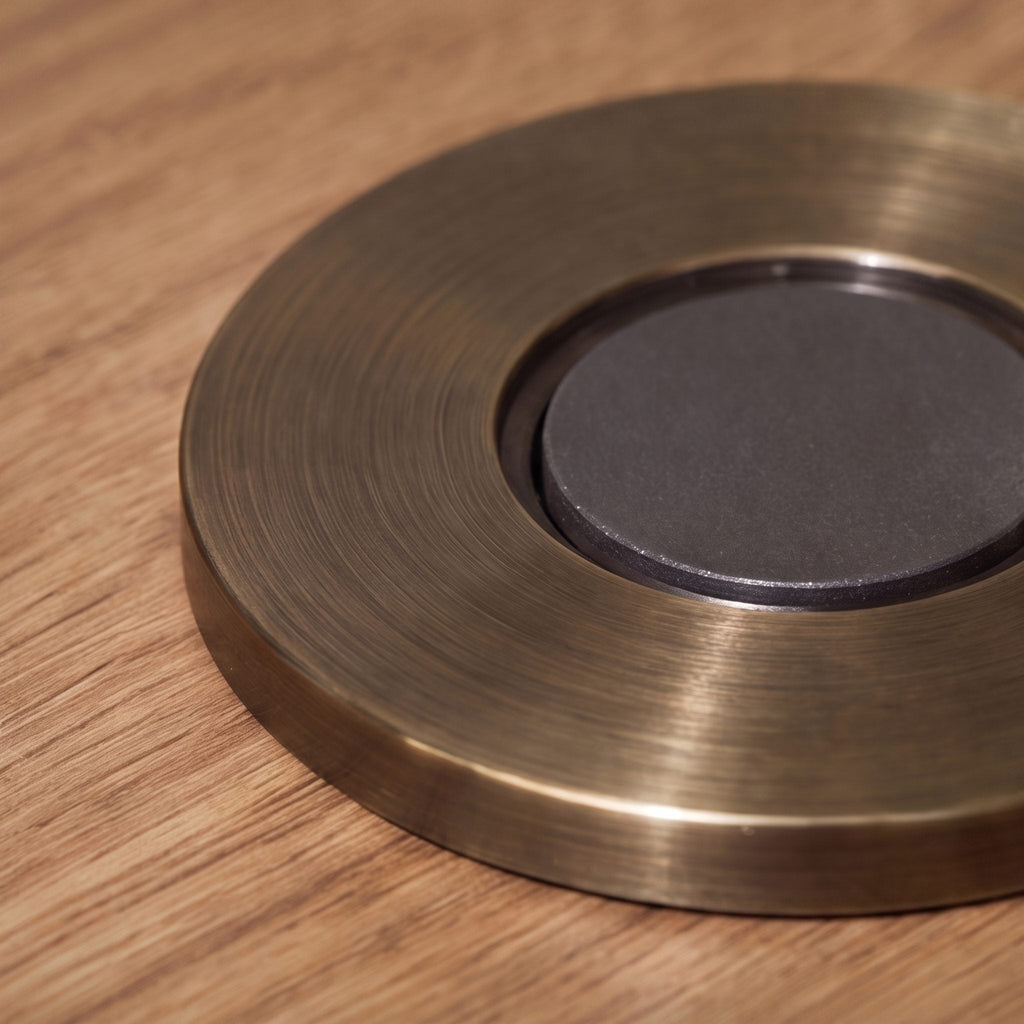 Brass Magnetic Door Stop — Concealed Design, Durable Tripping-Prevention Hardware