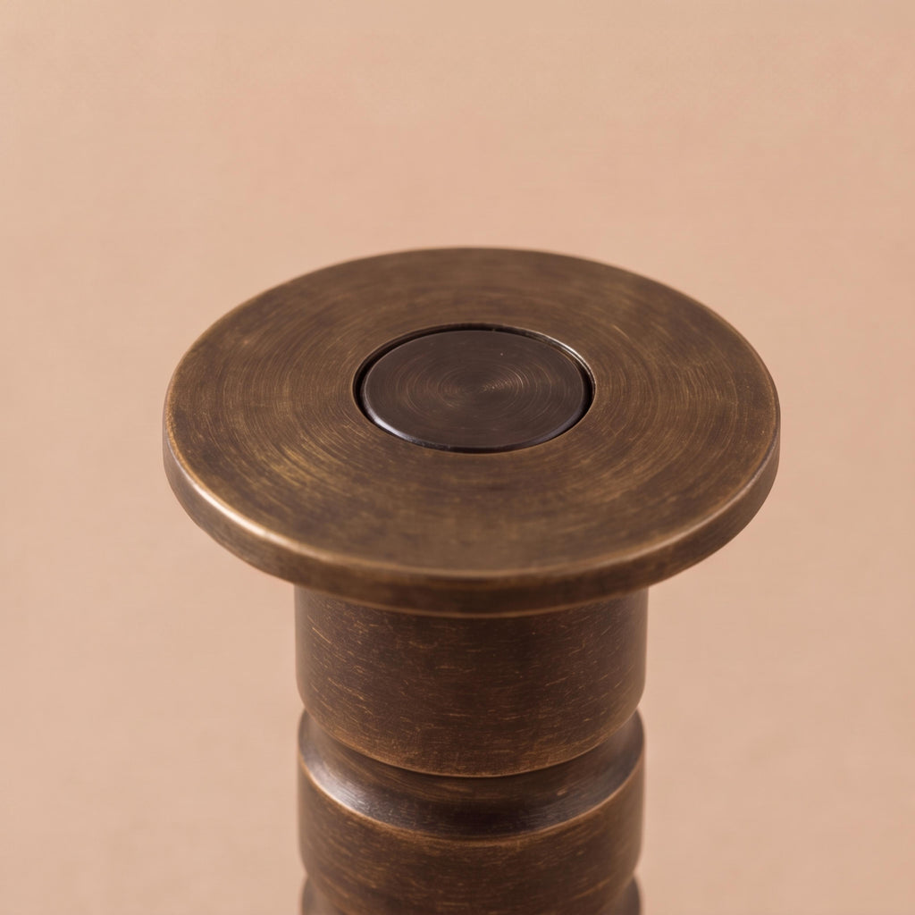 Brass Magnetic Door Stop — Concealed Design, Durable Tripping-Prevention Hardware