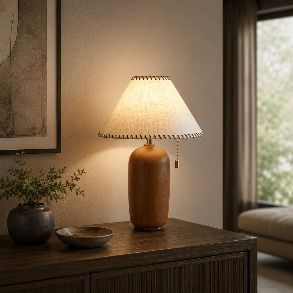 Verstellbare LED-Tischleuchte aus Holz – zeitgemäßes Design für die Schreibtischbeleuchtung