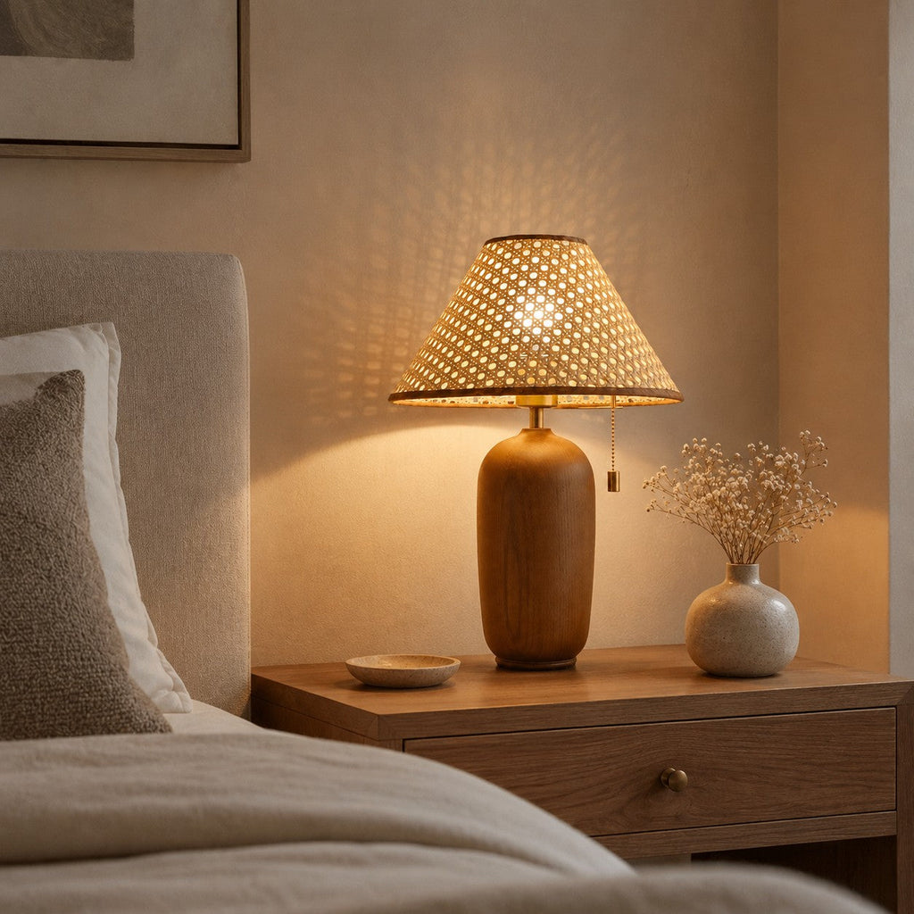 Verstellbare LED-Tischleuchte aus Holz – zeitgemäßes Design für die Schreibtischbeleuchtung
