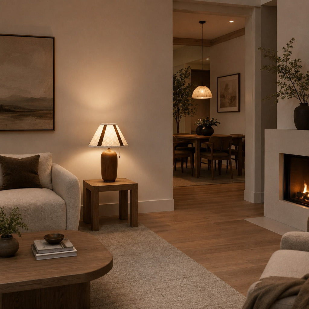 Verstellbare LED-Tischleuchte aus Holz – zeitgemäßes Design für die Schreibtischbeleuchtung