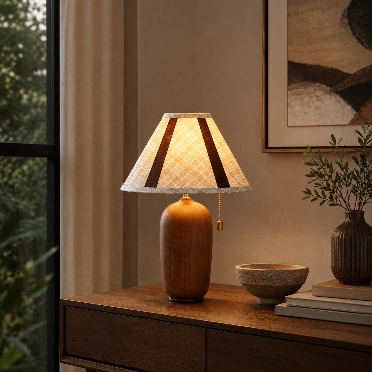 Verstellbare LED-Tischleuchte aus Holz – zeitgemäßes Design für die Schreibtischbeleuchtung