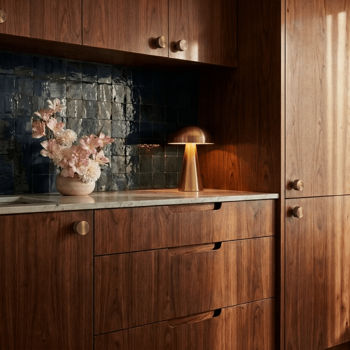 Beschlagset aus Messing mit antiker Oberfläche – Moderne Kollektion von Metallbeschlägen