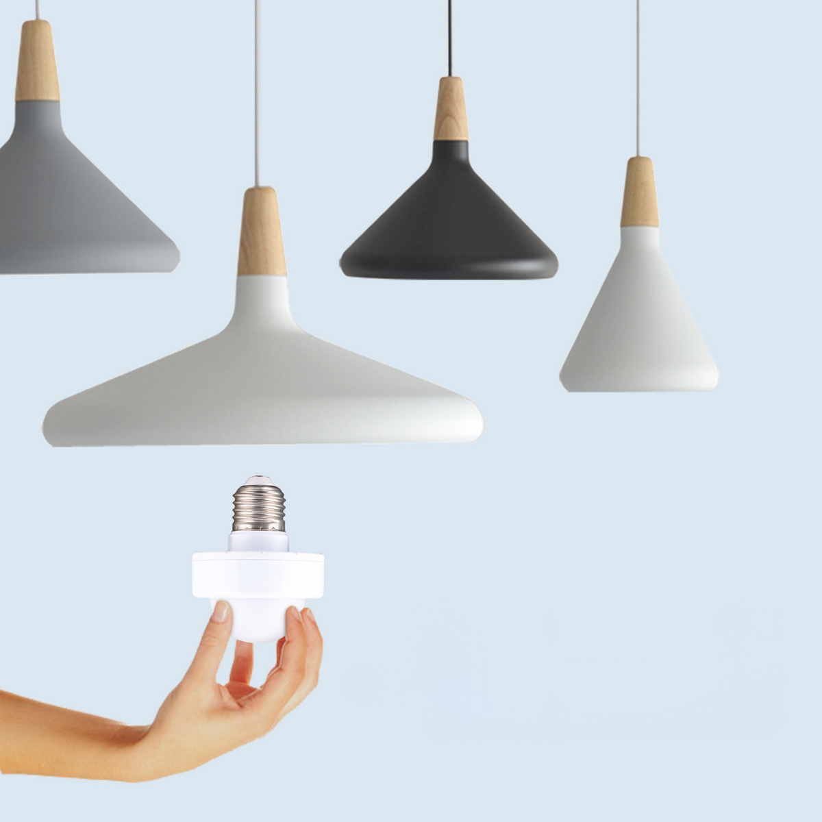 RoyaleGlow Rechargeable LED Bulb — Touch-Controlled, Remote Control, Multicolor, Dimmable
